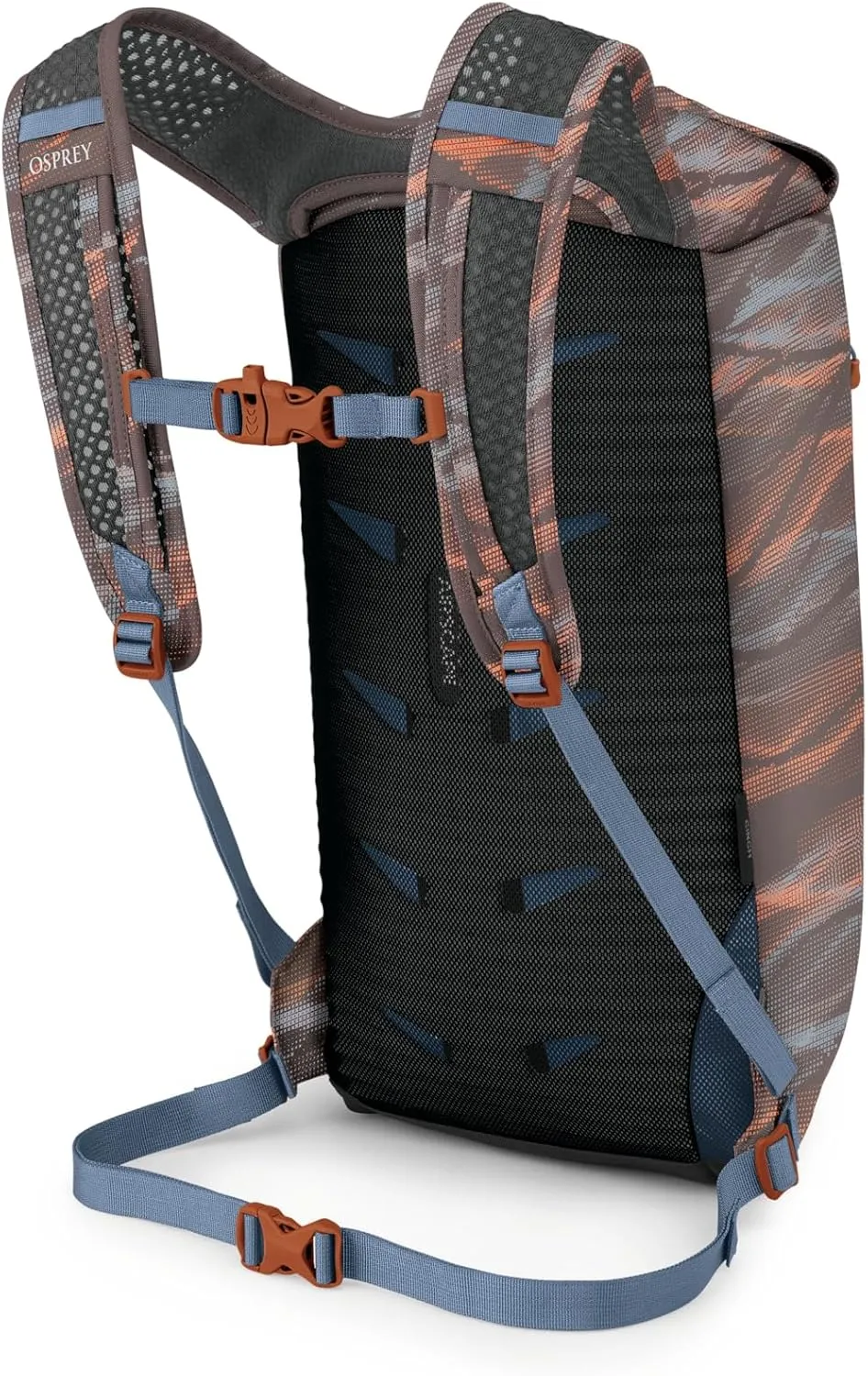 Osprey Daylite Cinch Backpack, Smoky Desert Print/Magma Brown