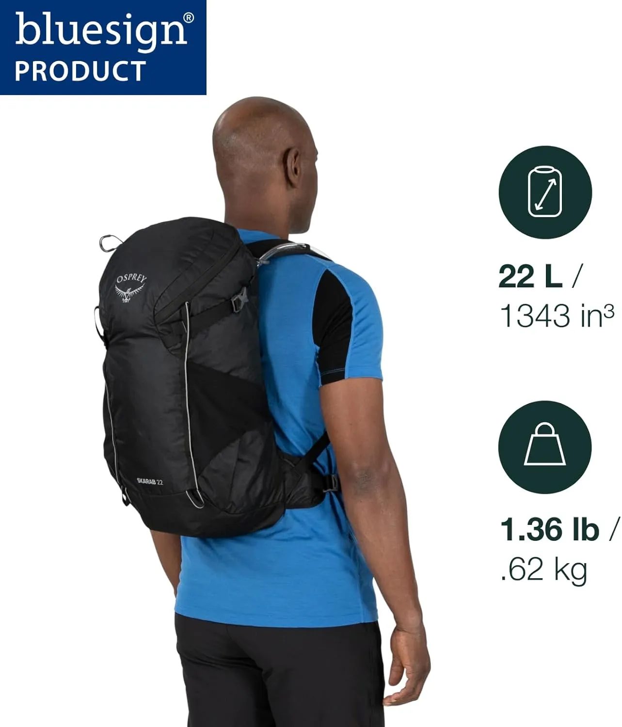 Osprey Skarab Men's Hiking Backpack with Hydraulics Reservoir