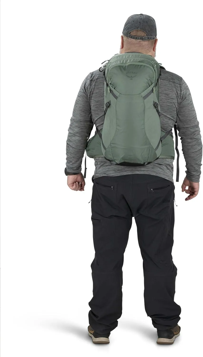 Osprey Sportlite 25L Unisex Hiking Backpack, Pine Leaf Green, S/M, Extended Fit
