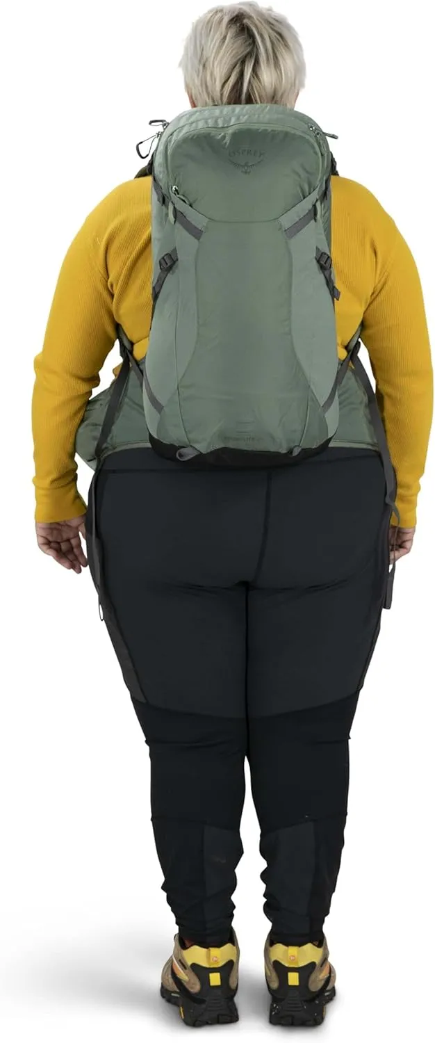 Osprey Sportlite 25L Unisex Hiking Backpack, Pine Leaf Green, S/M, Extended Fit