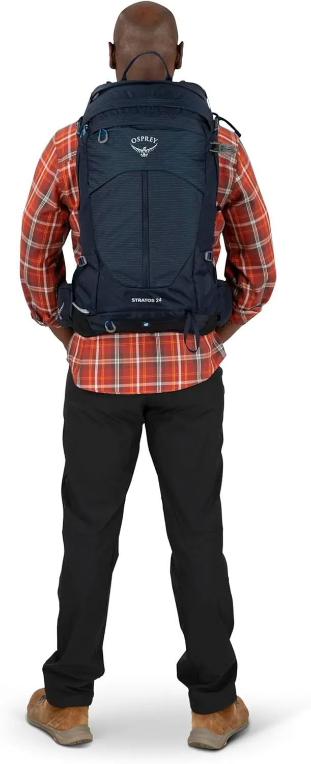 Osprey Stratos 34L Men's Hiking Backpack, Cetacean Blue