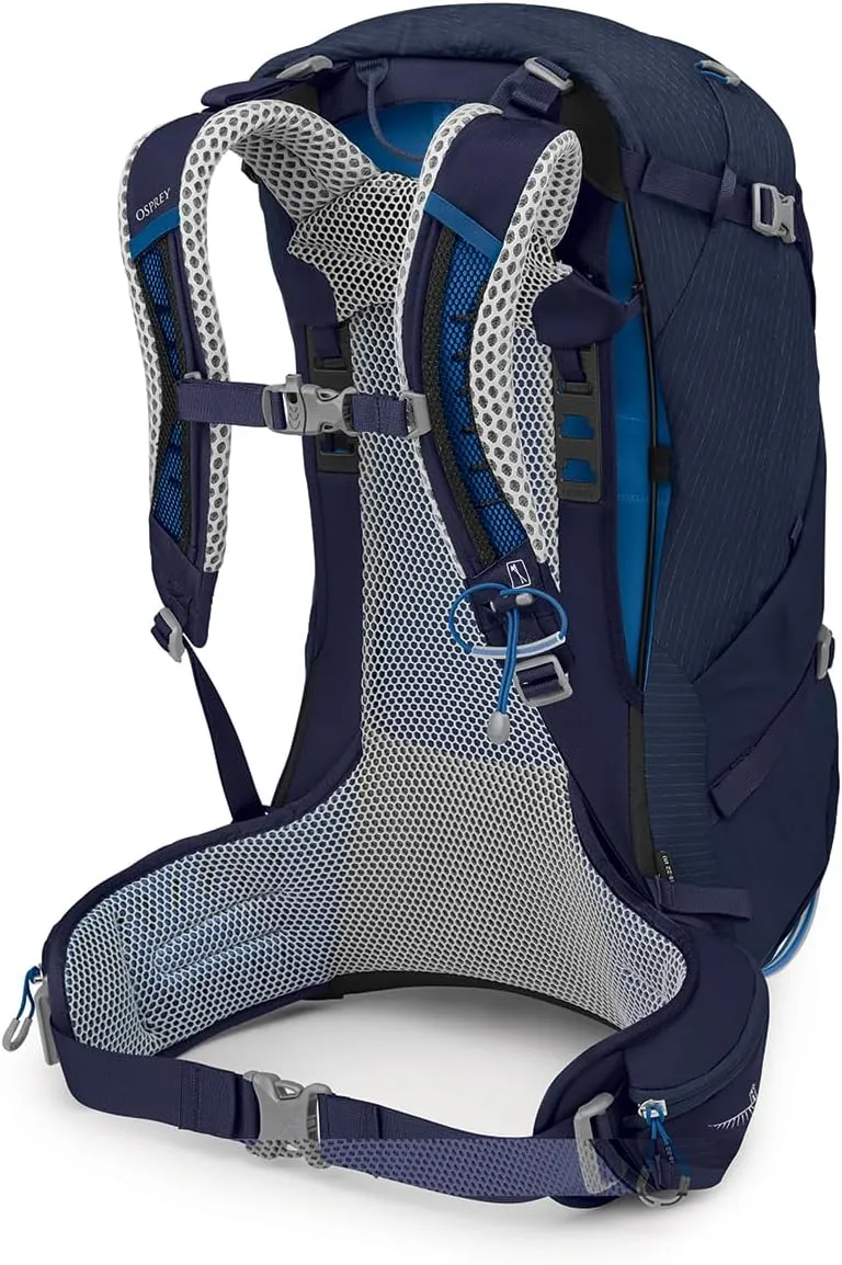 Osprey Stratos 34L Men's Hiking Backpack, Cetacean Blue