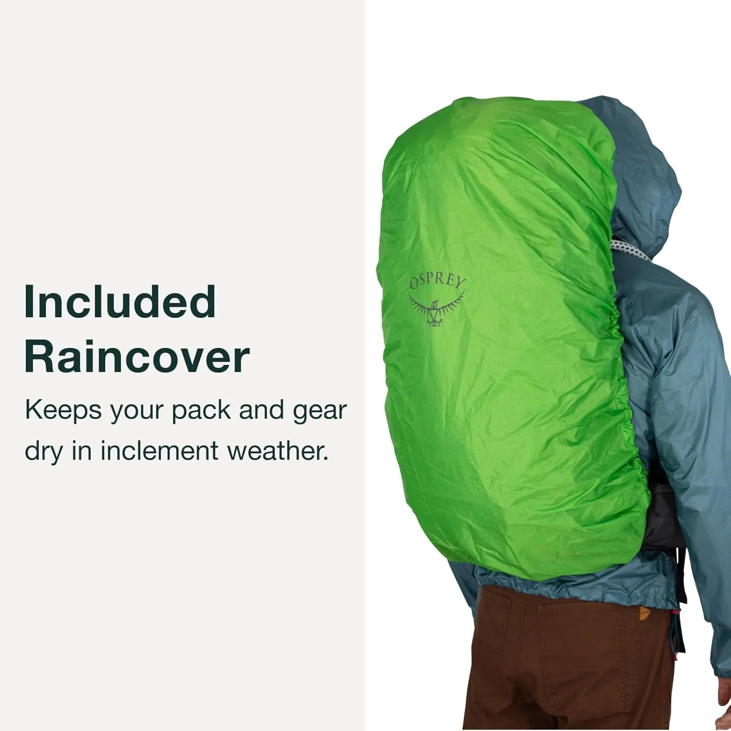 Osprey Stratos 36L Men's Hiking Backpack, Seaweed/Matcha Green
