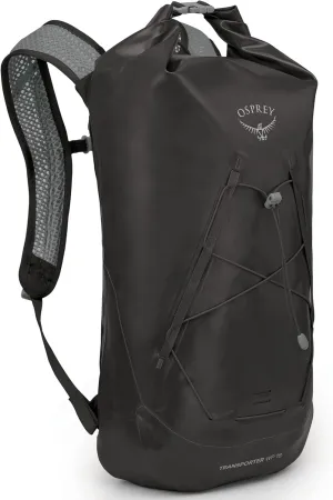 Osprey Transporter 18L Roll Top Waterproof Laptop Backpack, Black