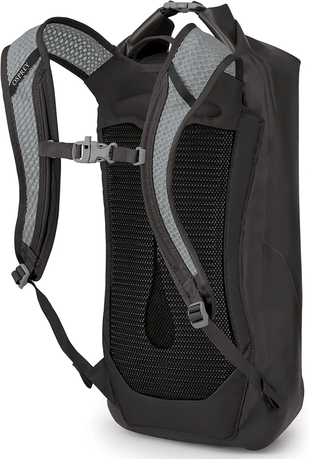 Osprey Transporter 18L Roll Top Waterproof Laptop Backpack, Black
