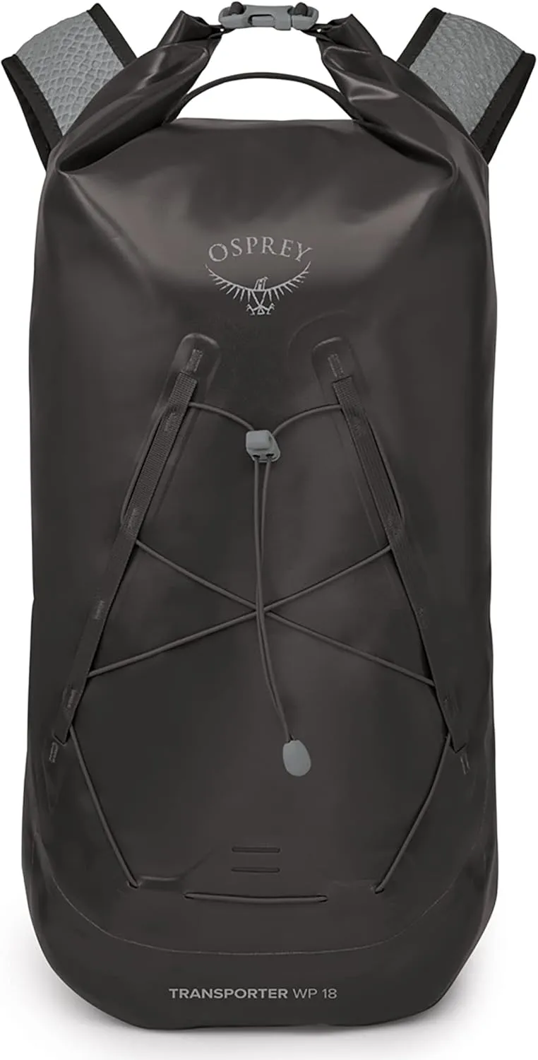 Osprey Transporter 18L Roll Top Waterproof Laptop Backpack, Black