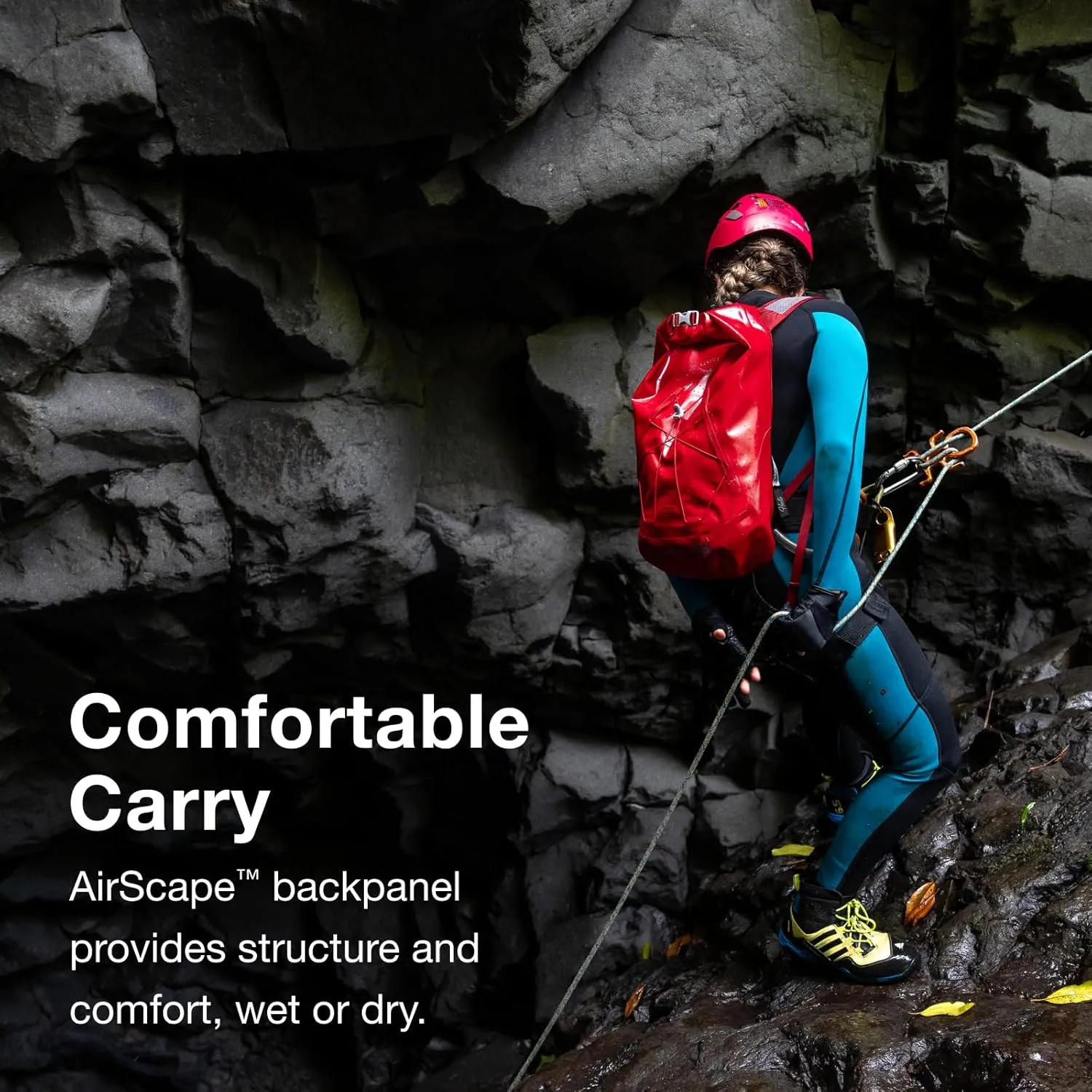 Osprey Transporter 25L Roll Top Waterproof Laptop Backpack, Lemongrass, Yellow One Size