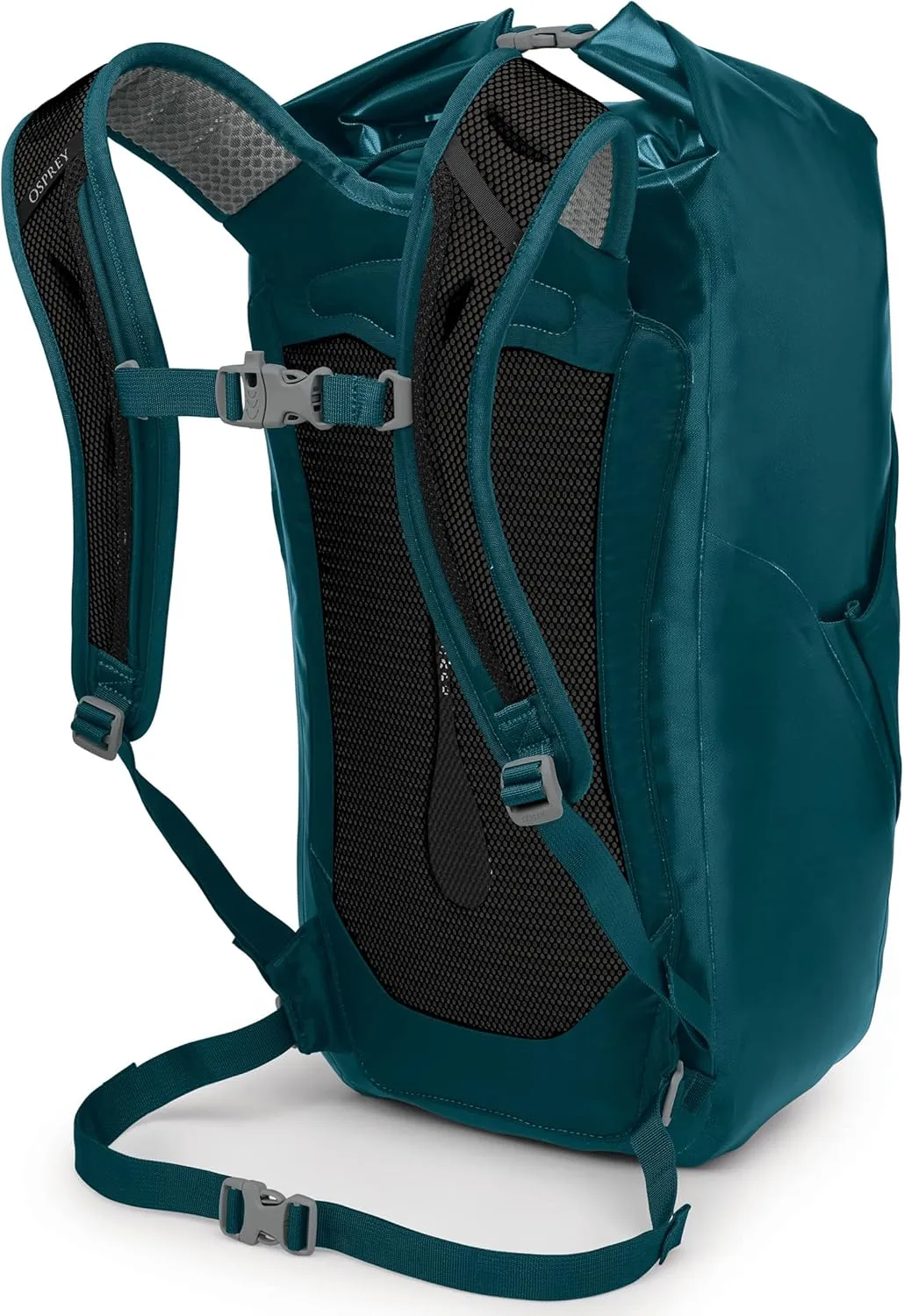 Osprey Transporter 30L Roll Top Waterproof Laptop Backpack, Night Jungle Blue