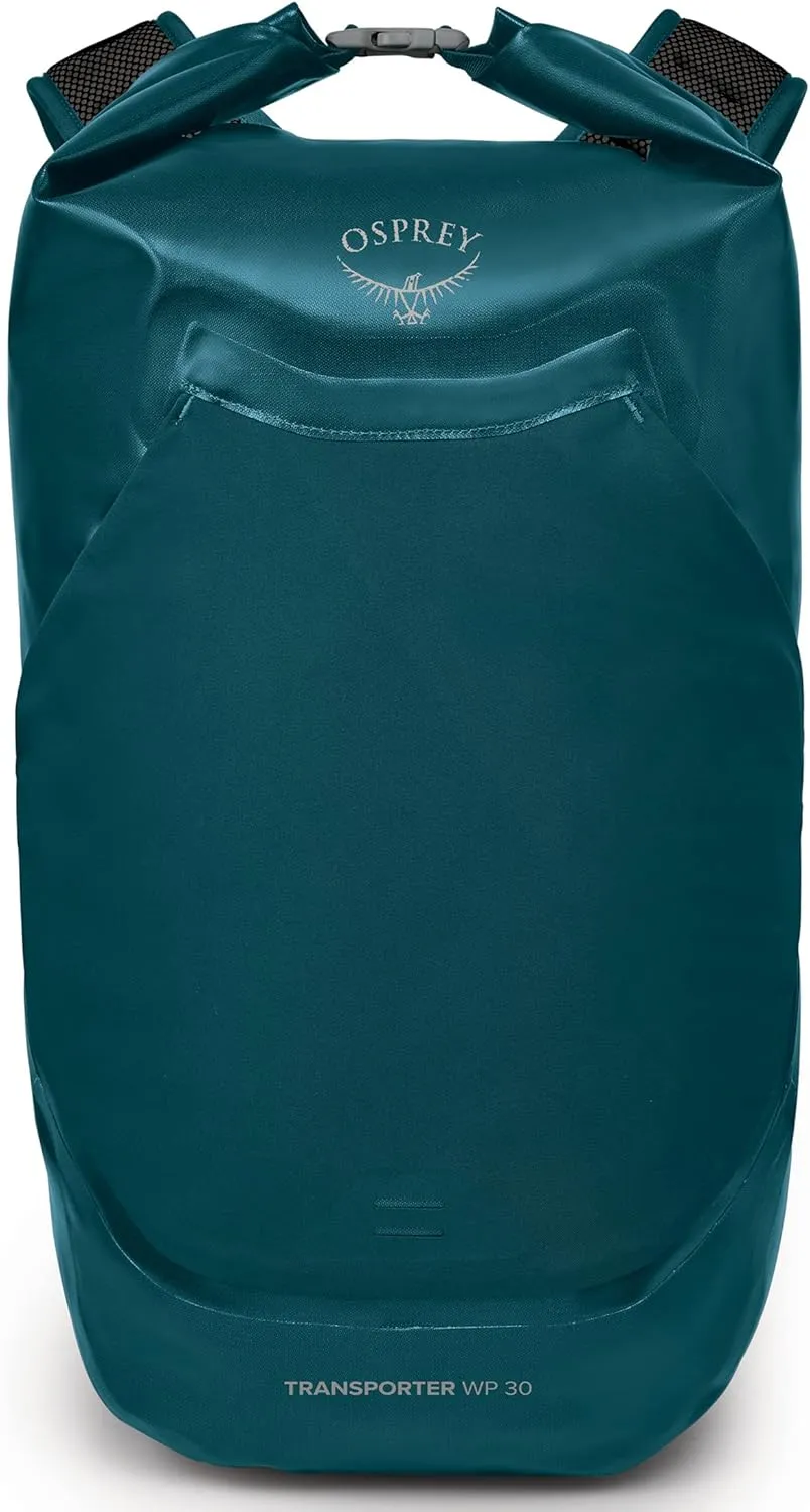 Osprey Transporter 30L Roll Top Waterproof Laptop Backpack, Night Jungle Blue