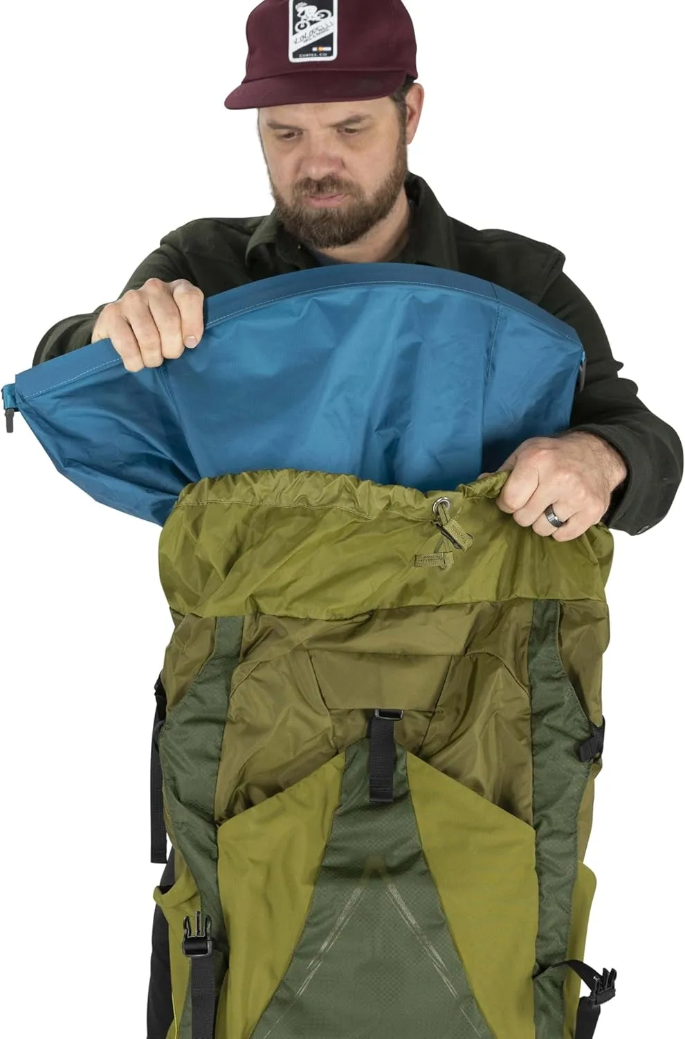 Osprey Ultralight Protective Backpack Liner, Waterfront Blue, Medium