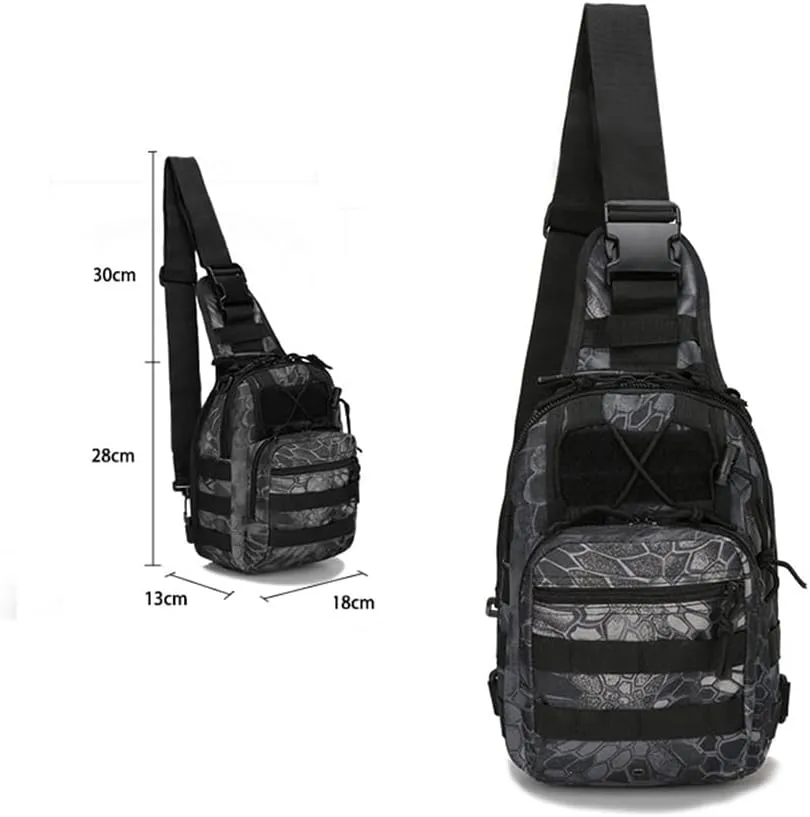Outdoor Sports Hiking Sling Bag Shoulder Pack Camouflage Tactical Molle Combat Chest Bag