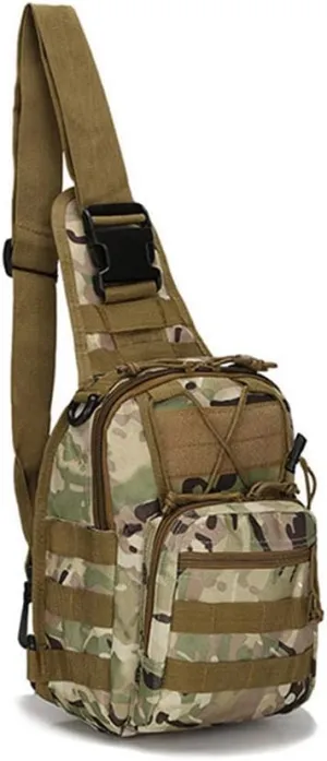 Outdoor Sports Hiking Sling Bag Shoulder Pack Camouflage Tactical Molle Combat Chest Bag