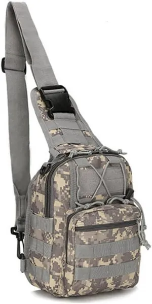 Outdoor Sports Hiking Sling Bag Shoulder Pack Camouflage Tactical Molle Combat Chest Bag