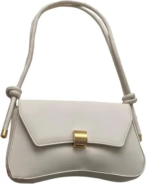 OYOANGLE Women's Flap Clutch Leather Shoulder Bag Vintage Adjustable Straps Shoulder Purse