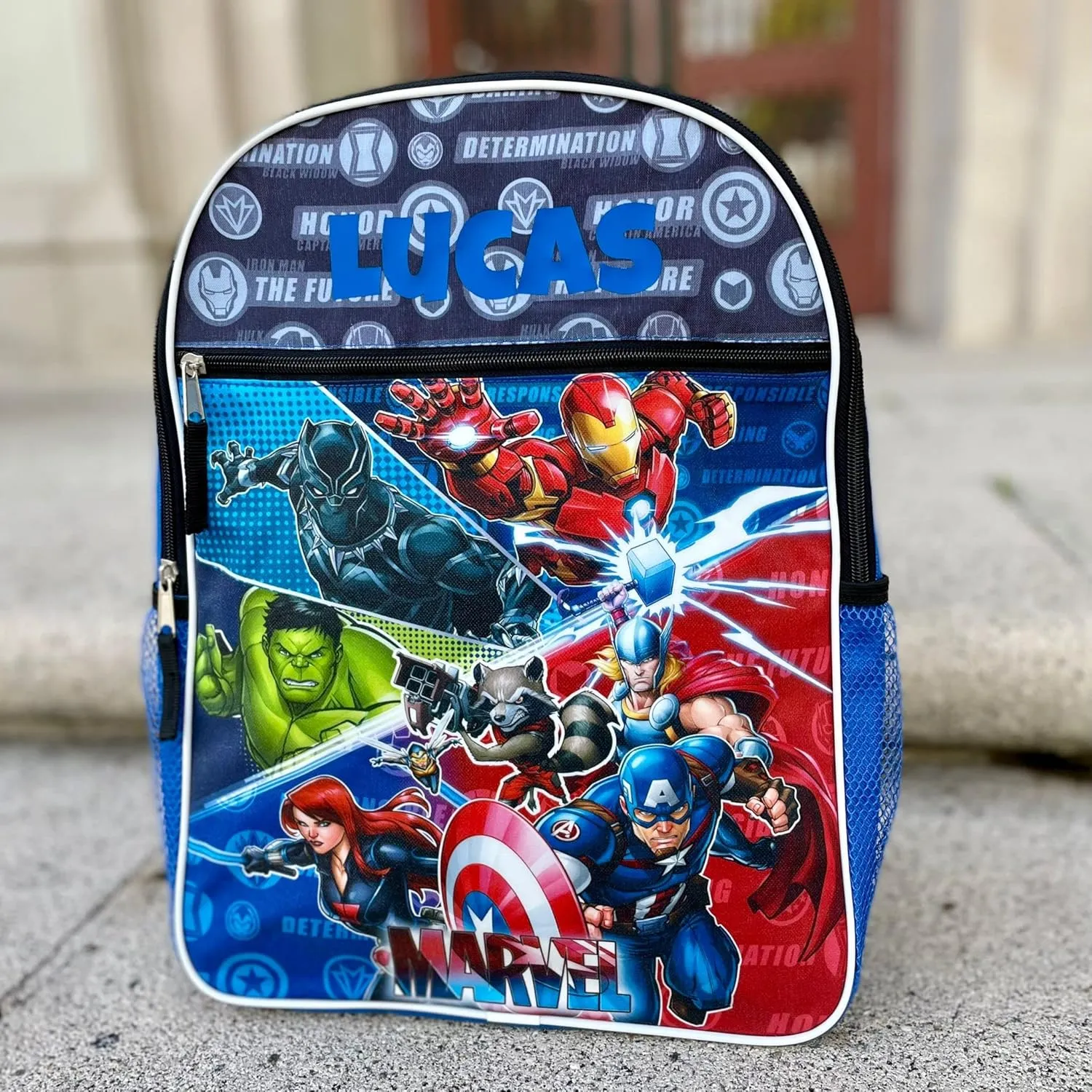 Personalized 16 Inch License School Backpack - Marvel Heroes