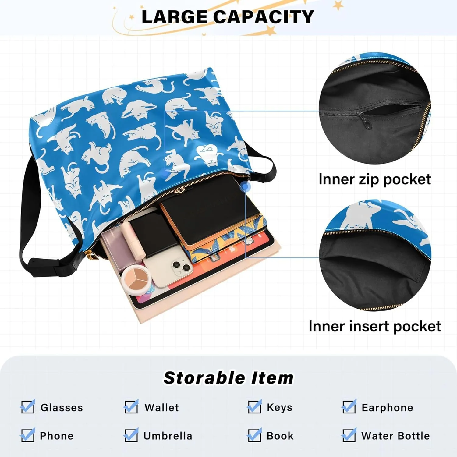 Pink Flamingo Palm Leaves Leather Hobo Purses for Women Large Crossbody Purses Animal Print Crossbody Hobo Handbag