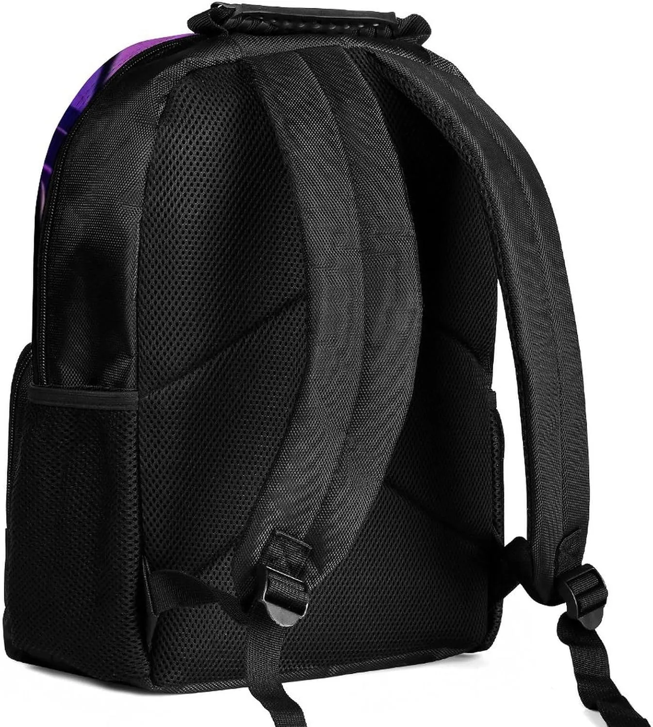 Polyester Daypack Backpack for Sports Travel Running - Big Capacity Anti-Theft Multipurpose Carry On Bag, Colorful Compass Arrow Art Laptop Book Bag Rucksack