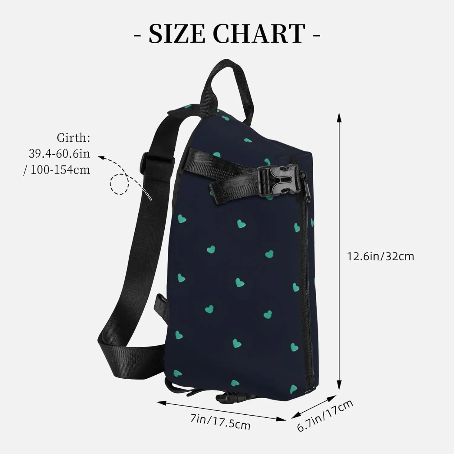 Polyester Fiber Waterproof Waist Bag -Backpack 4 Pocket Compartments Ideal for Outdoor Activities Lovely blue background