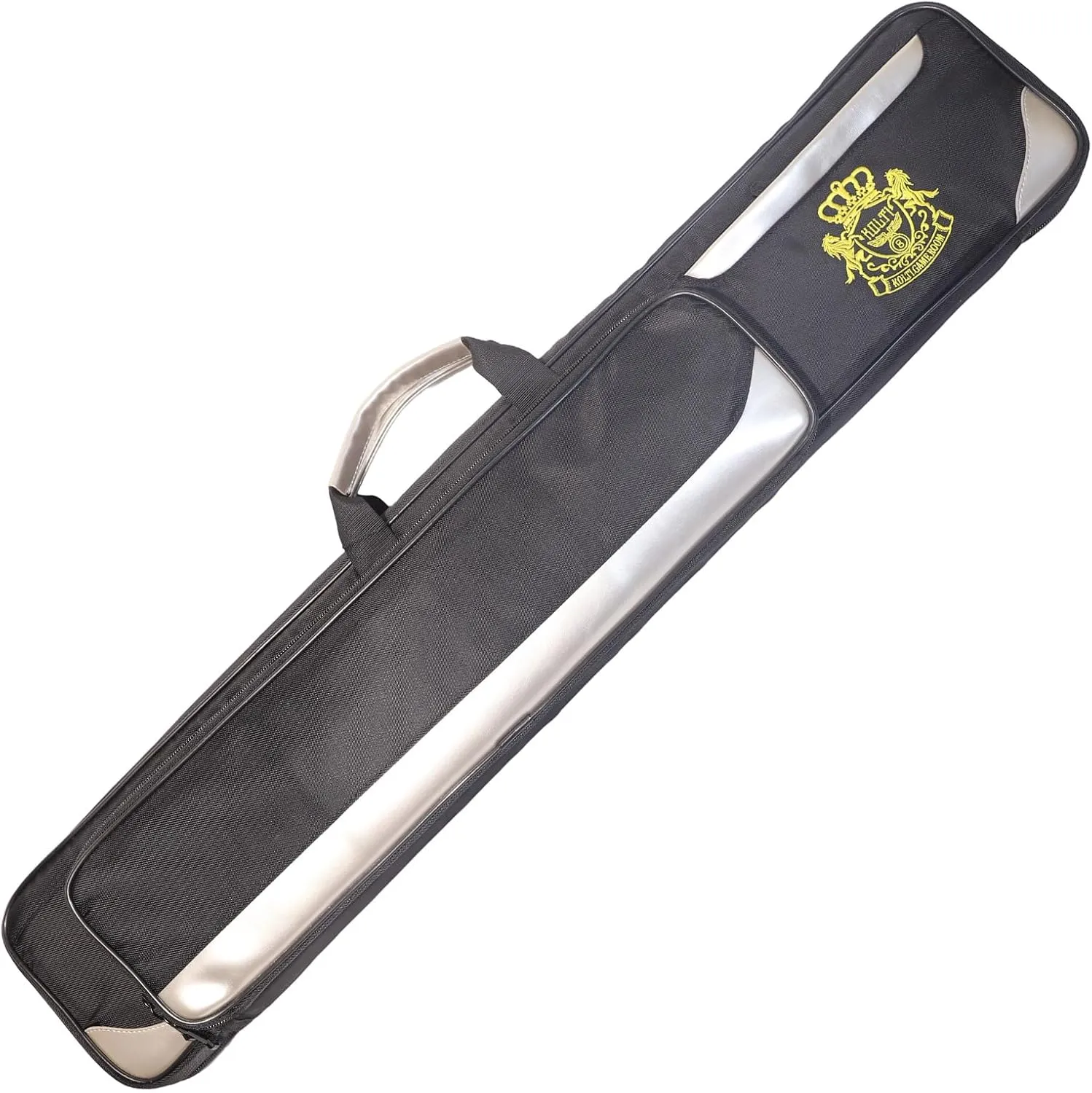 Pool Cue Case, Pool Cue Carrying Case Soft Padded Billiard Stick Bag with Multi-pocket for Butts and Shafts, Pool Stick Case Cue Bag with Straps for Pool Cues & Accessories