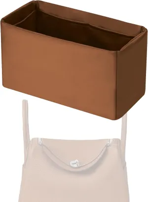 Purse Handbag Silky Organizer Insert Keep Bag Shape Fits Hermes Lindy 19/26/30/34 bags, Luxury Handbag Tote Lightweight Sturdy(Gold)
