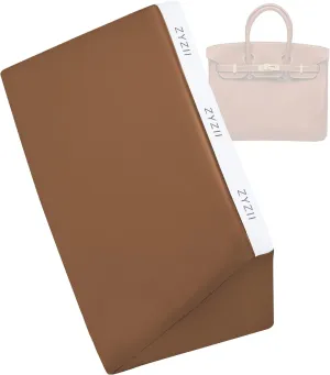 Purse Pillow for Birkin 20/25/30/35/40/45/50,Memory Foam Shaper Insert,Silky Bag Pillow for Luxury Handbag Tote（Gold,BK40）