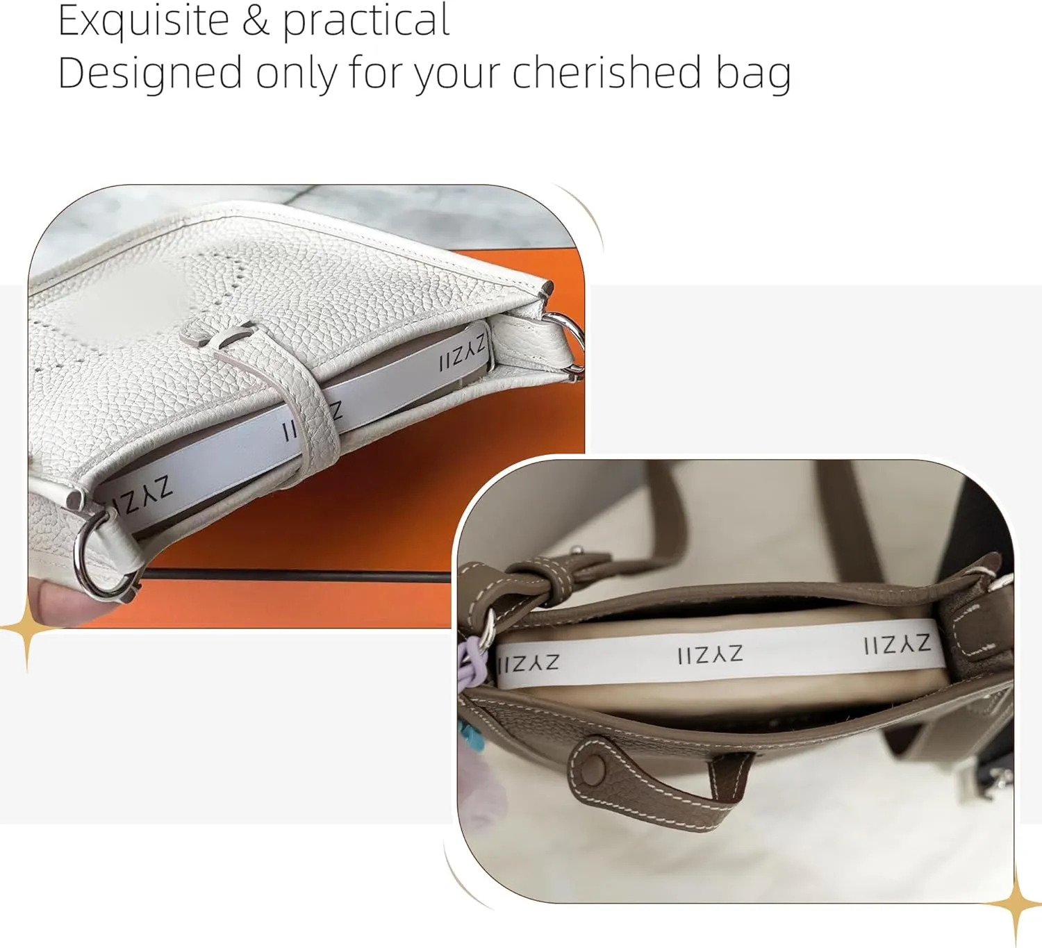 Purse Pillow for Evelyne TPM Mini16/PM29/GM33/TGM40,Memory Foam Shaper Insert,Silky Bag Pillow for Luxury Handbag Tote(PM29,Champagne)