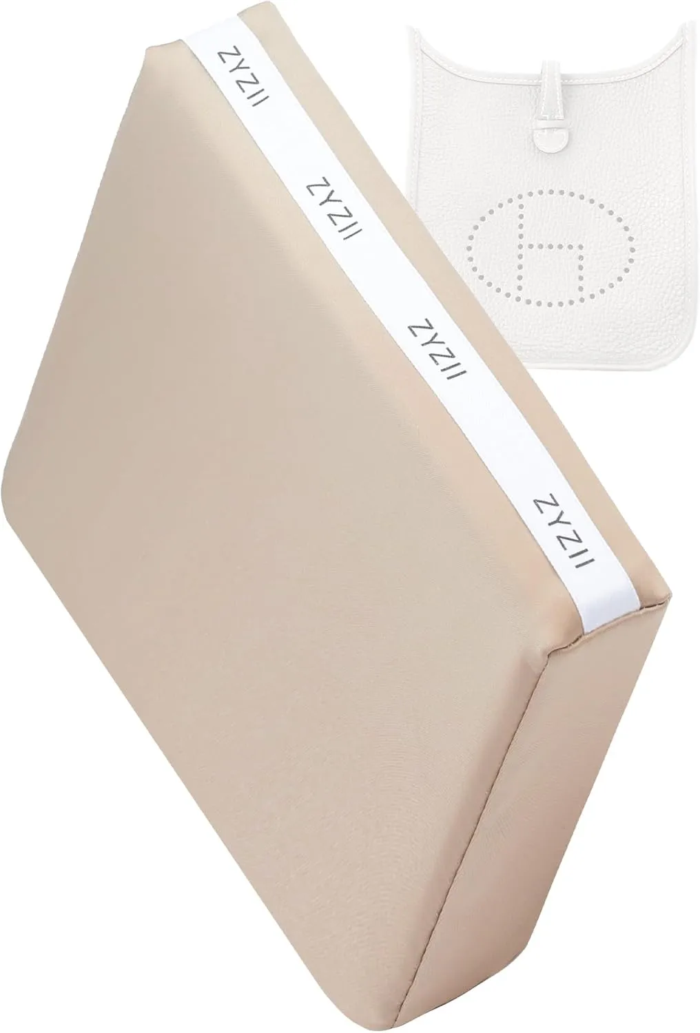 Purse Pillow for Evelyne TPM Mini16/PM29/GM33/TGM40,Memory Foam Shaper Insert,Silky Bag Pillow for Luxury Handbag Tote(PM29,Champagne)