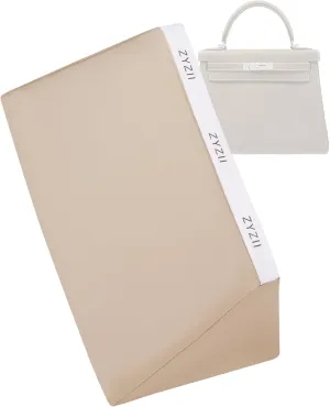 Purse Pillow for Kelly Pochette/Mini2/20/25/28/32/35/40,Memory Foam Shaper Insert,Silky Bag Pillow for Luxury Handbag Tote(Kelly Pochette,Champagne)