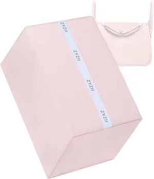 Purse Pillow for Lindy 19/26/30/34,Memory Foam Shaper Insert,Silky Bag Pillow for Luxury Handbag Tote（Pink,Lindy 30）