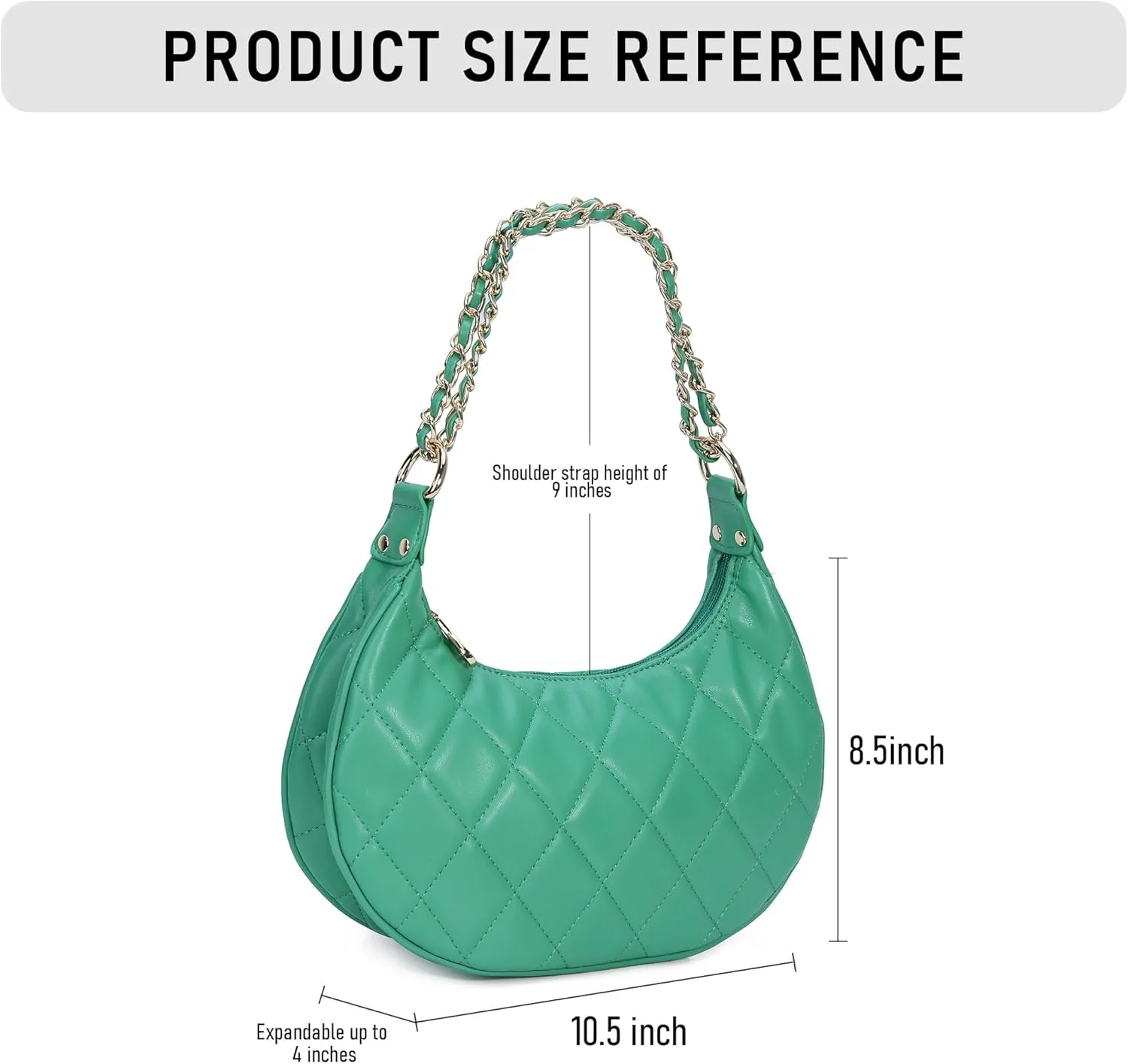 Purse Shoulder bag for women, Cute Mini Clutch Zipper Hobo Tote Handbags
