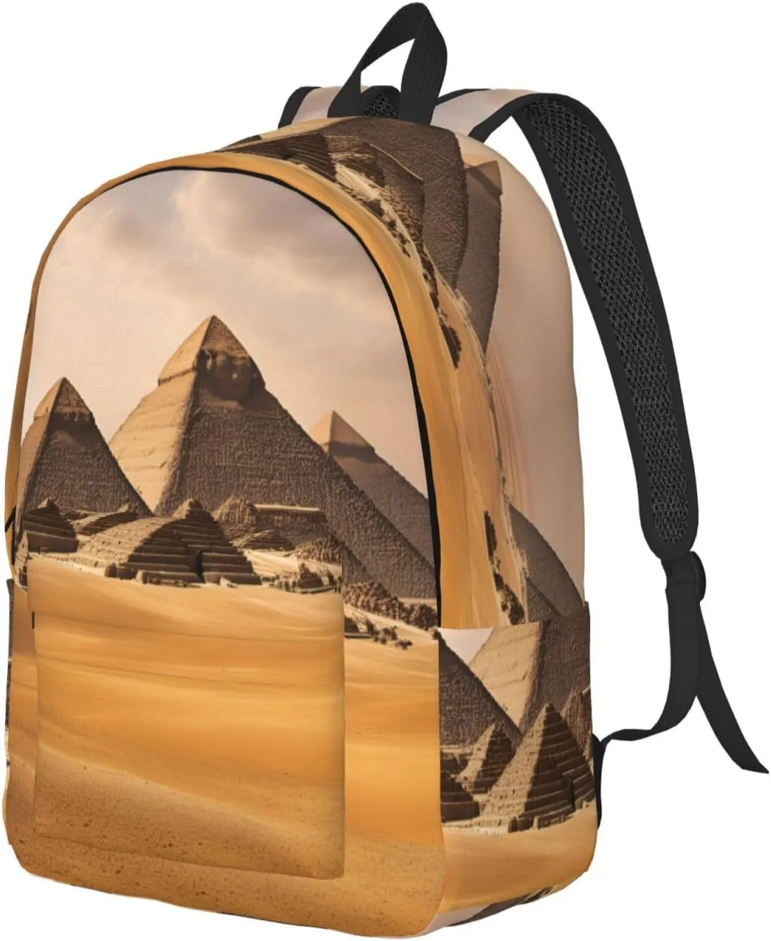 Pyramids of Egypt print Backpack Travel Backpacks for Women Men College Backpack Computer Bag for Travel