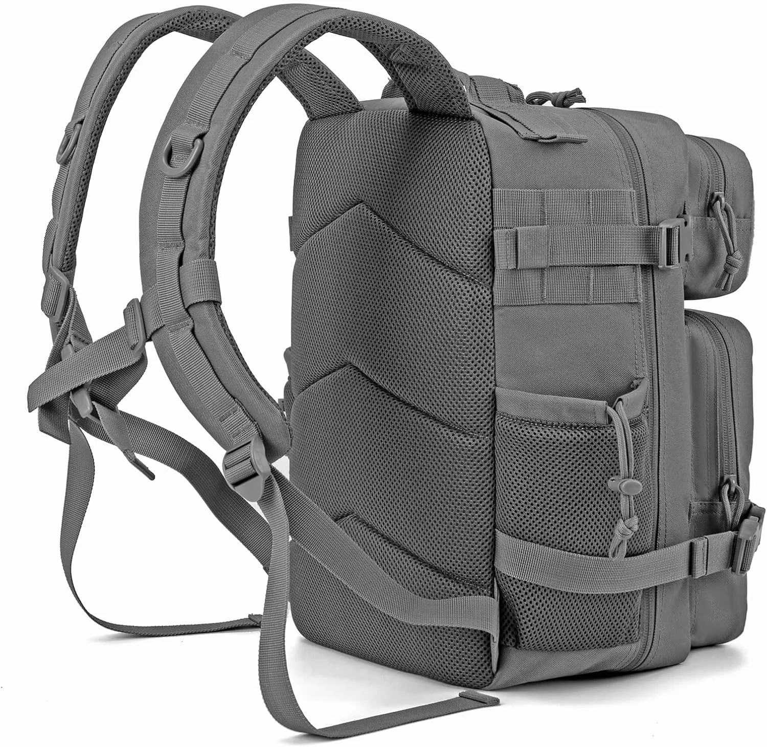 QT&QY 25L/35L/45L Military Tactical Backpack For Men Molle Daypack 3 Day Bug Out Bag Hiking Rucksack With Bottle Holder