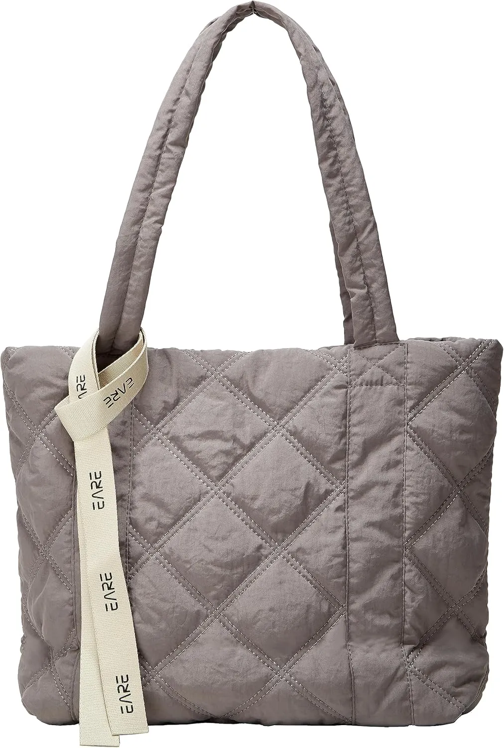Quilted Shoulder Bag for Women - Puff Hobo Handbag with Lightweight Padding - Travel & Gym Bag