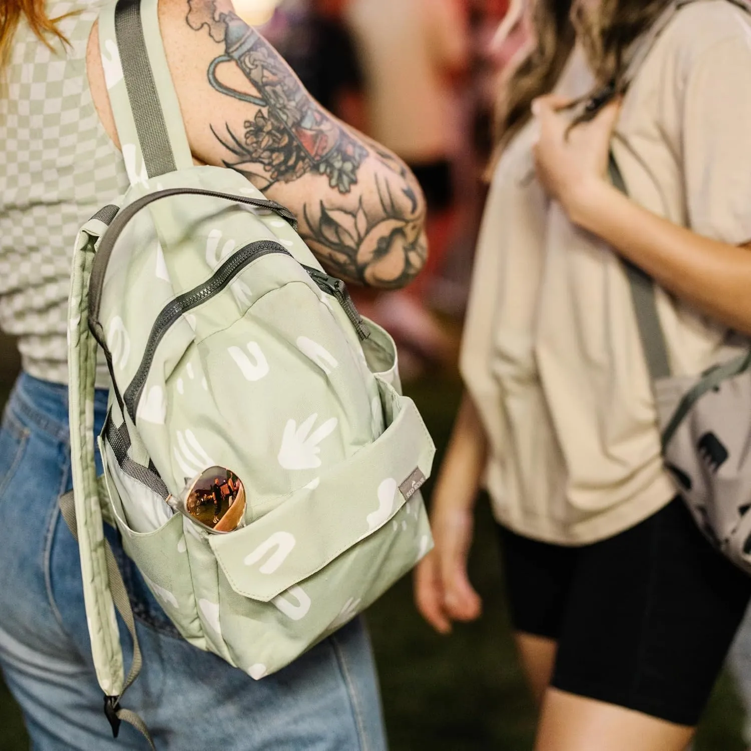 RED ROVR - Mini Roo Backpack (Pear Doodle)
