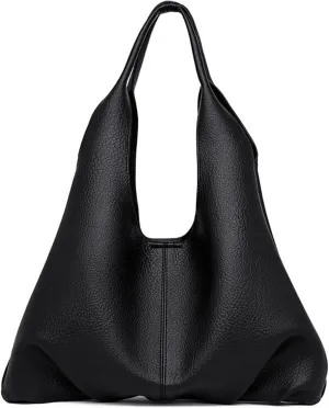 Retro Genuine Leather Hobo Clutch for Women Convertible Shoulder and Tote Bag for Versatile Everyday Use