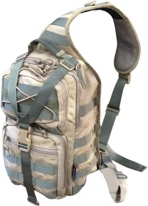 ROARING FIRE Slingshot Tactical Sling Pack, Military Rover Shoulder Sling Backpack, EDC Molle Assault Range Bag,Outdoor Sport Daypack for Every Day Carry,Trekking and Camping