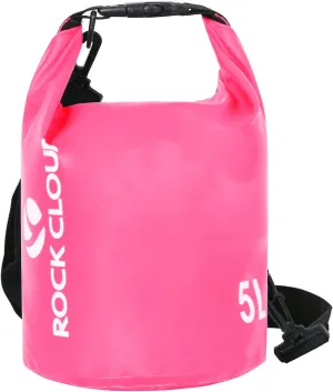 ROCK CLOUD Dry Bag Waterproof 5L Dry Sack for Kayaking Rafting Boating Beach Surfing Swimming Canoe Camping Hiking Fishing Ski