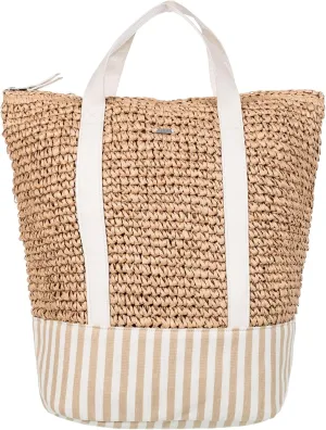 Roxy Women's Beach Tote Bag | Travel | Vacation | Straw | Lightweight | Breathable