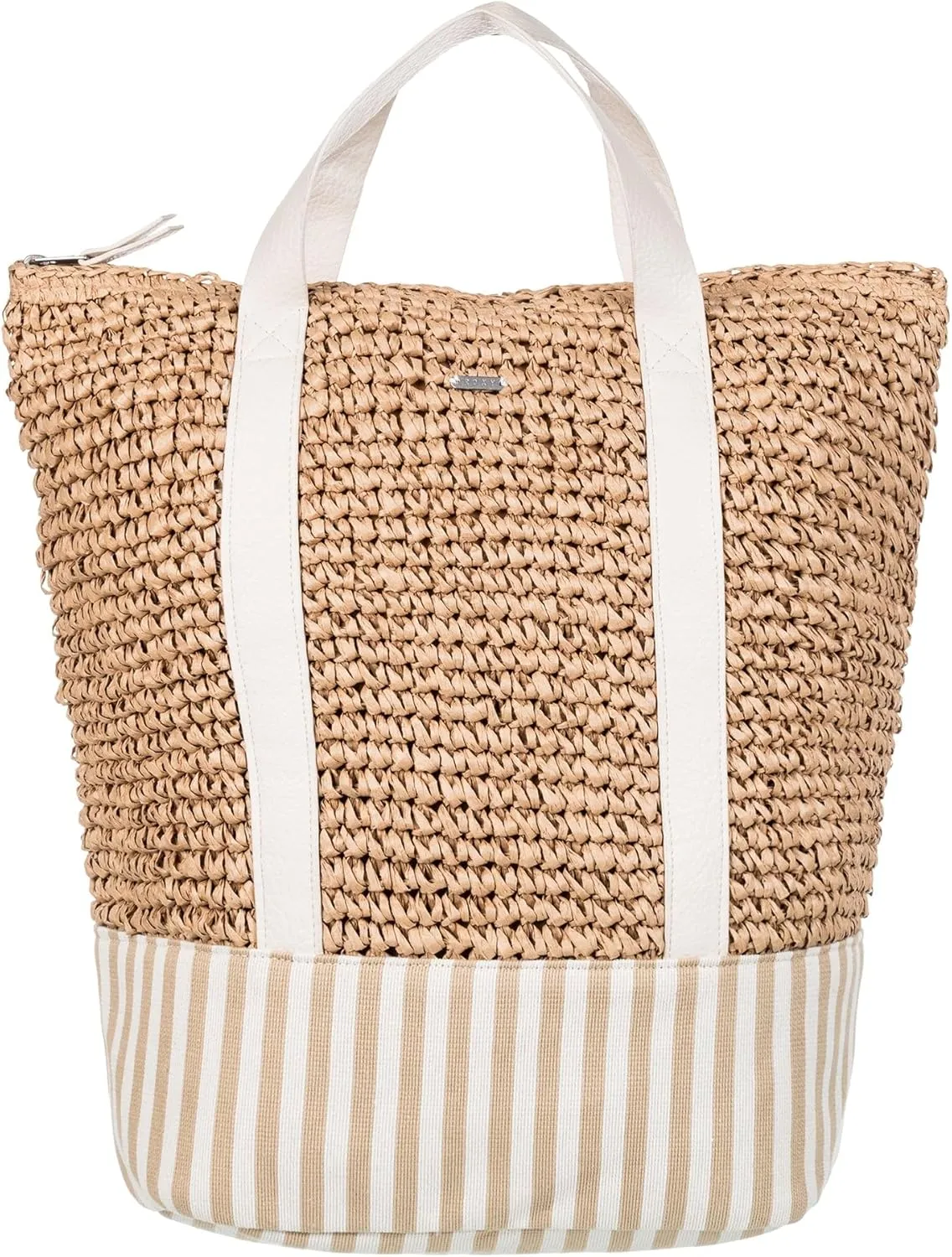 Roxy Women's Beach Tote Bag | Travel | Vacation | Straw | Lightweight | Breathable