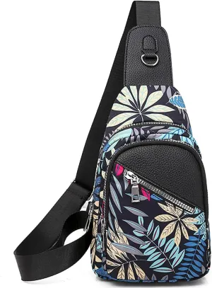 RTGGSEL Boho Trendy Ethnic Women's Waterproof Sling Backpack Crossbody Shoulder Chest Bag for Travel Hiking Daypack
