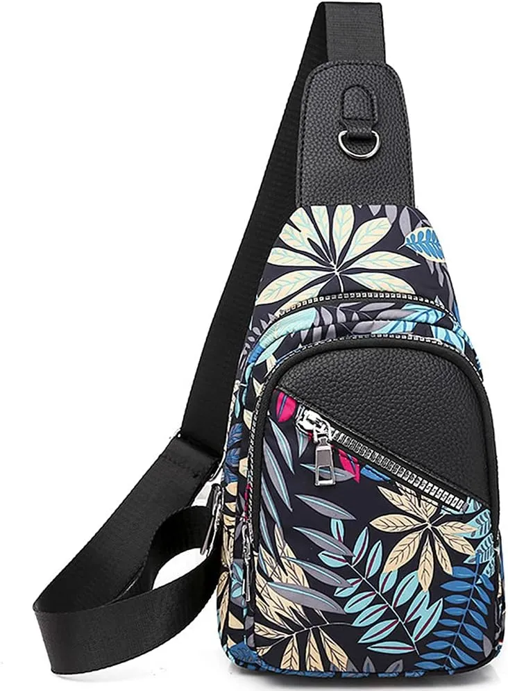 RTGGSEL Boho Trendy Ethnic Women's Waterproof Sling Backpack Crossbody Shoulder Chest Bag for Travel Hiking Daypack