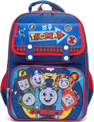 Ruz - Thomas and Friends Large School backpack with Padded Back and Adjustable Straps, Blue, A28253