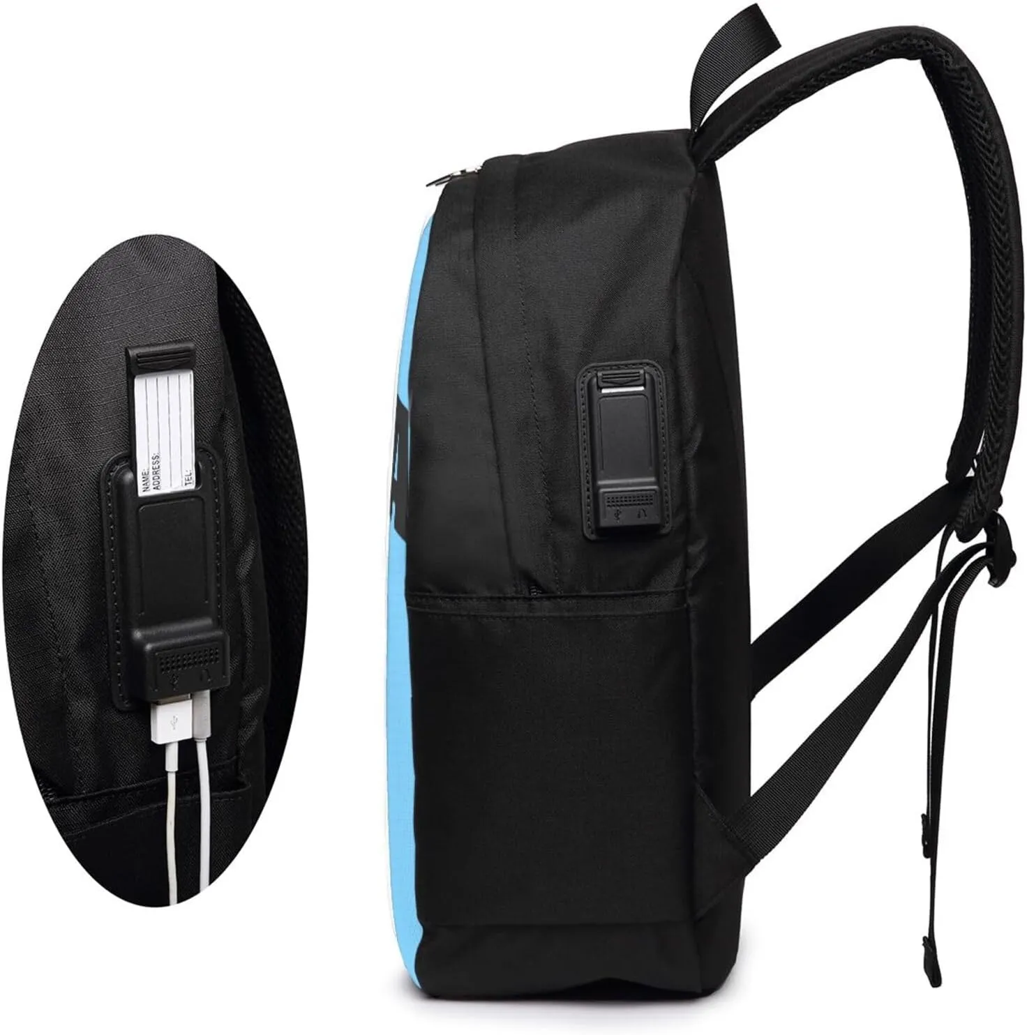 Saint Lucian Lucia Sport Flag Laptop Backpacks Travel Backpack Casual Business Daypack Sport Rucksack Computer Bag Fits up to 17 Inch Notebook with USB Port