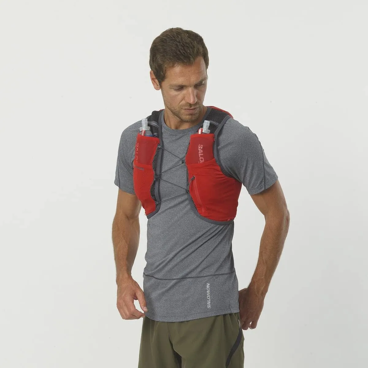 Salomon Active Skin 8 Unisex Running Vest with Flasks