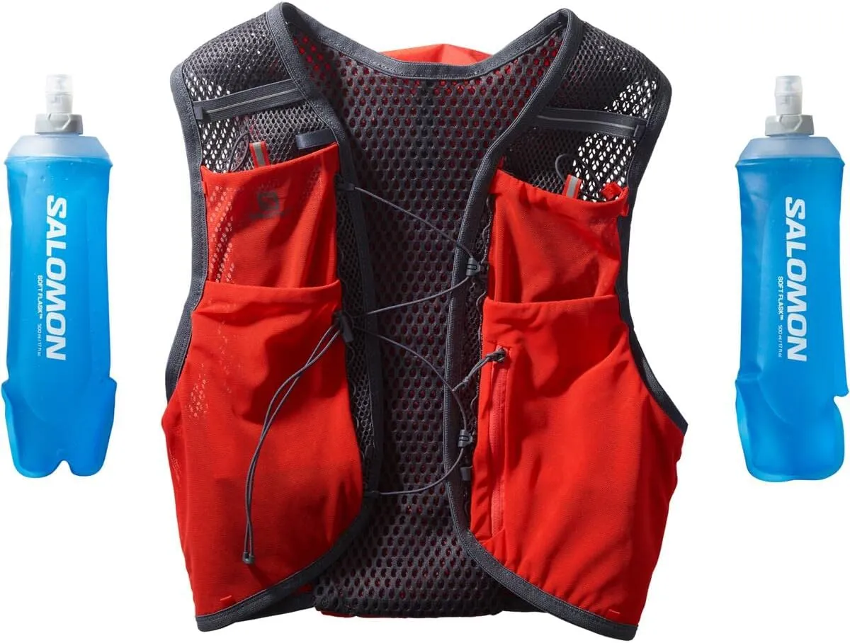 Salomon Active Skin 8 Unisex Running Vest with Flasks