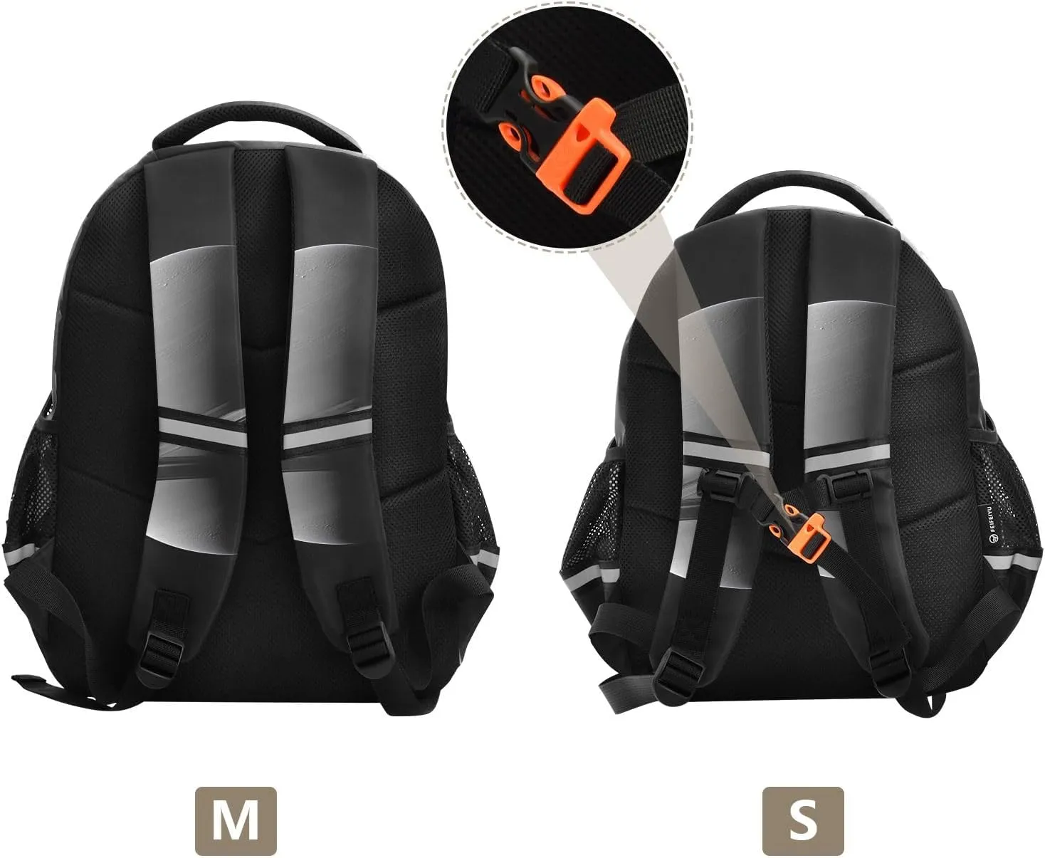 School Backpack for Boys Teen Bookbag Book Bags Saturn Black Casual Daypack Travel High Middle School Student