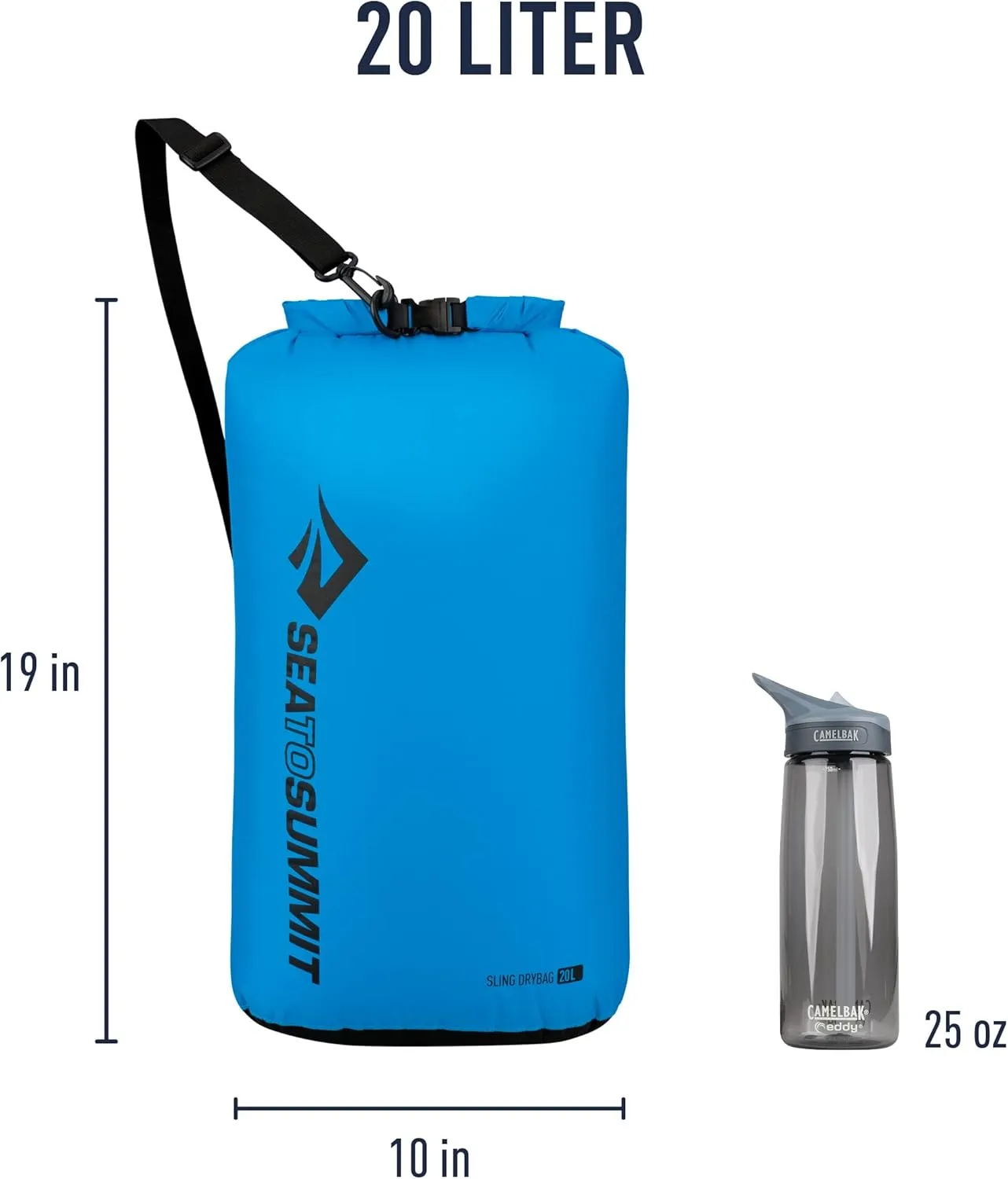 Sea to Summit Sling Lightweight Dry Bag with Shoulder Strap