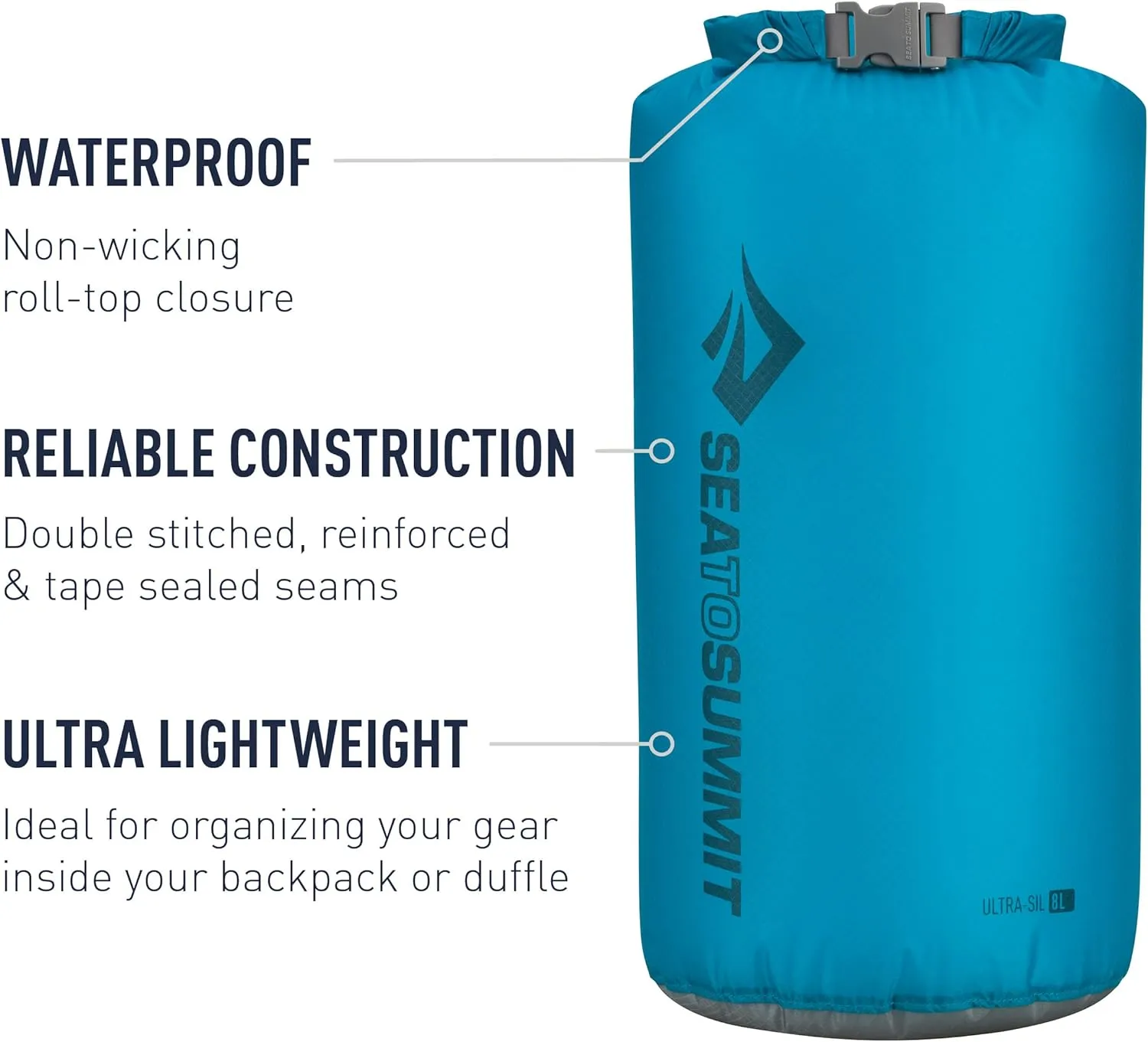 Sea to Summit Ultra-Sil Dry Sack, Ultralight Dry Bag