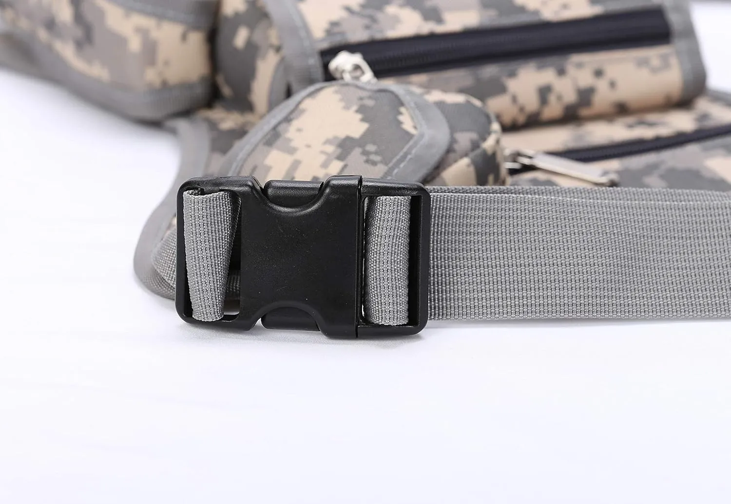 SEALINF Canvas Waist Bag Fanny Pack Racing Drop Leg Bag Motorcycle Outdoor Bag