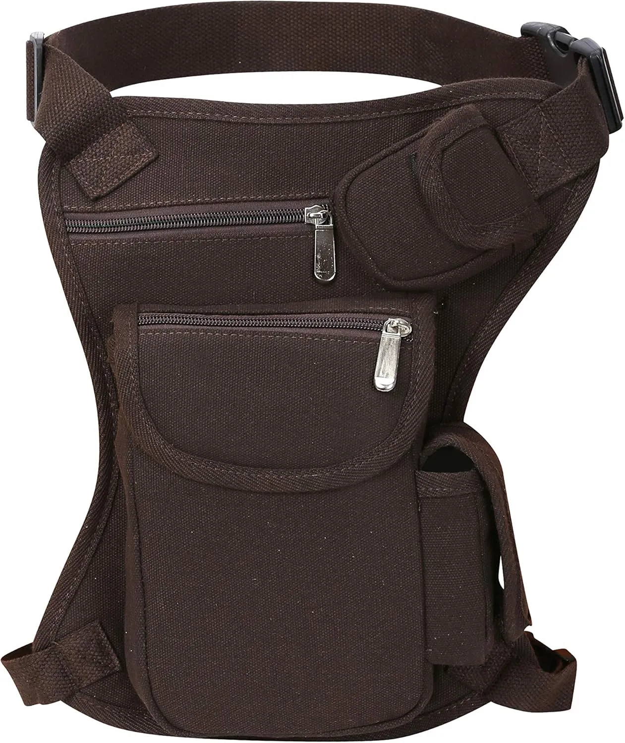 SEALINF Canvas Waist Bag Fanny Pack Racing Drop Leg Bag Motorcycle Outdoor Bag